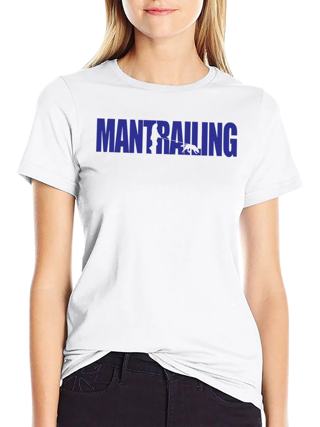 Mantrailing Graphic Tee - Black