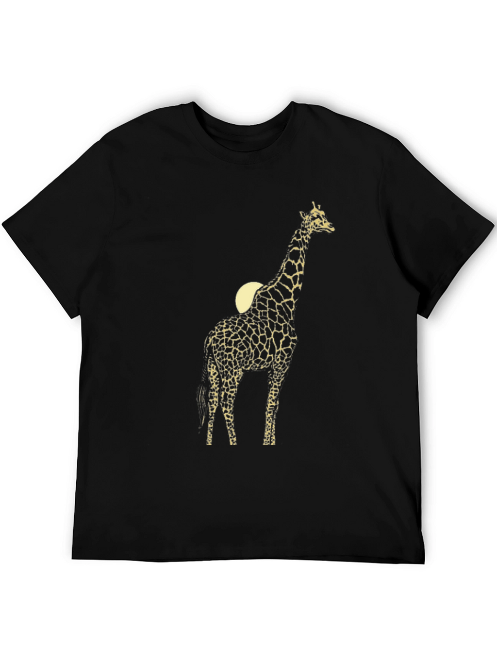 Giraffe Graphic T-Shirt - Black