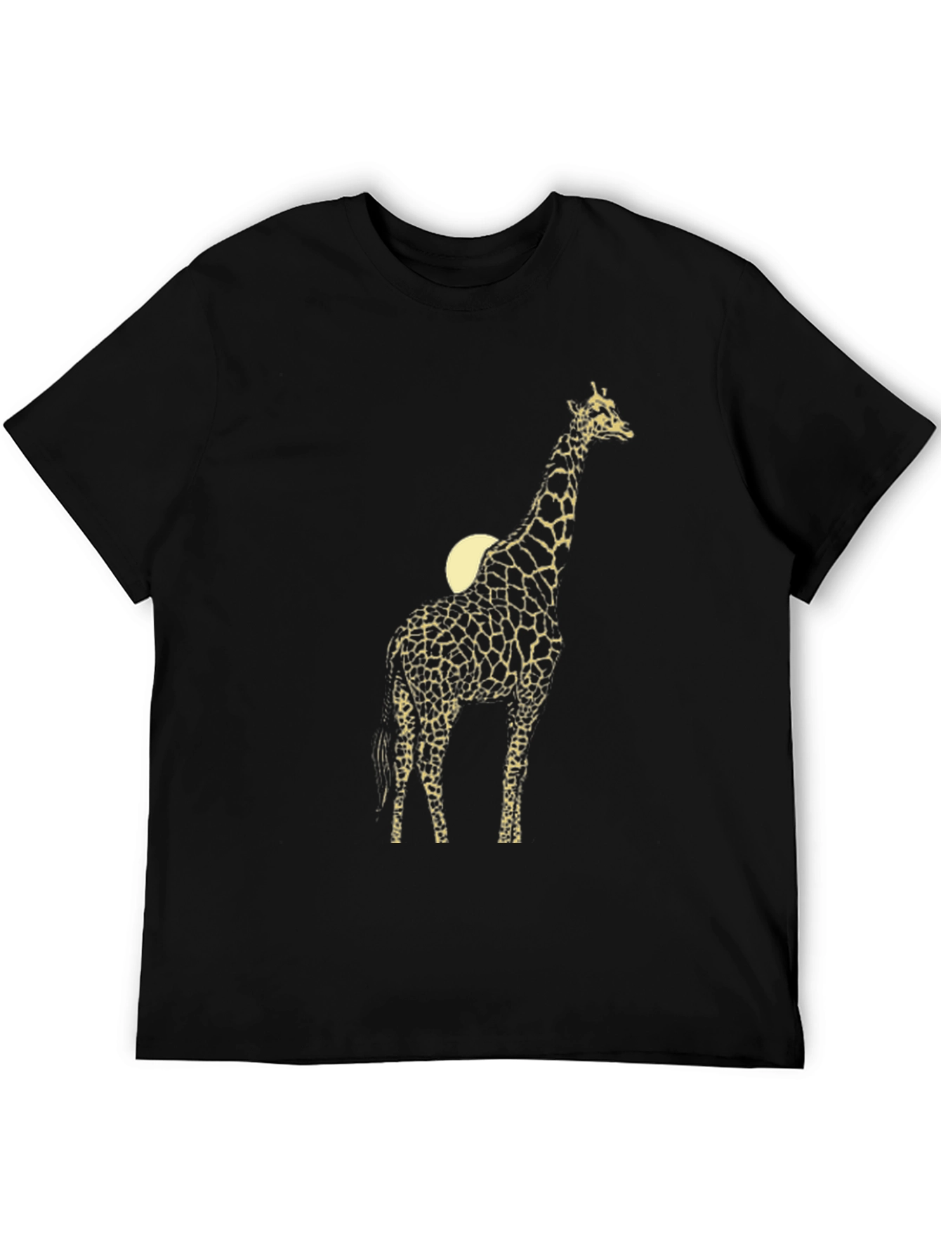 Giraffe Graphic T-Shirt - Black