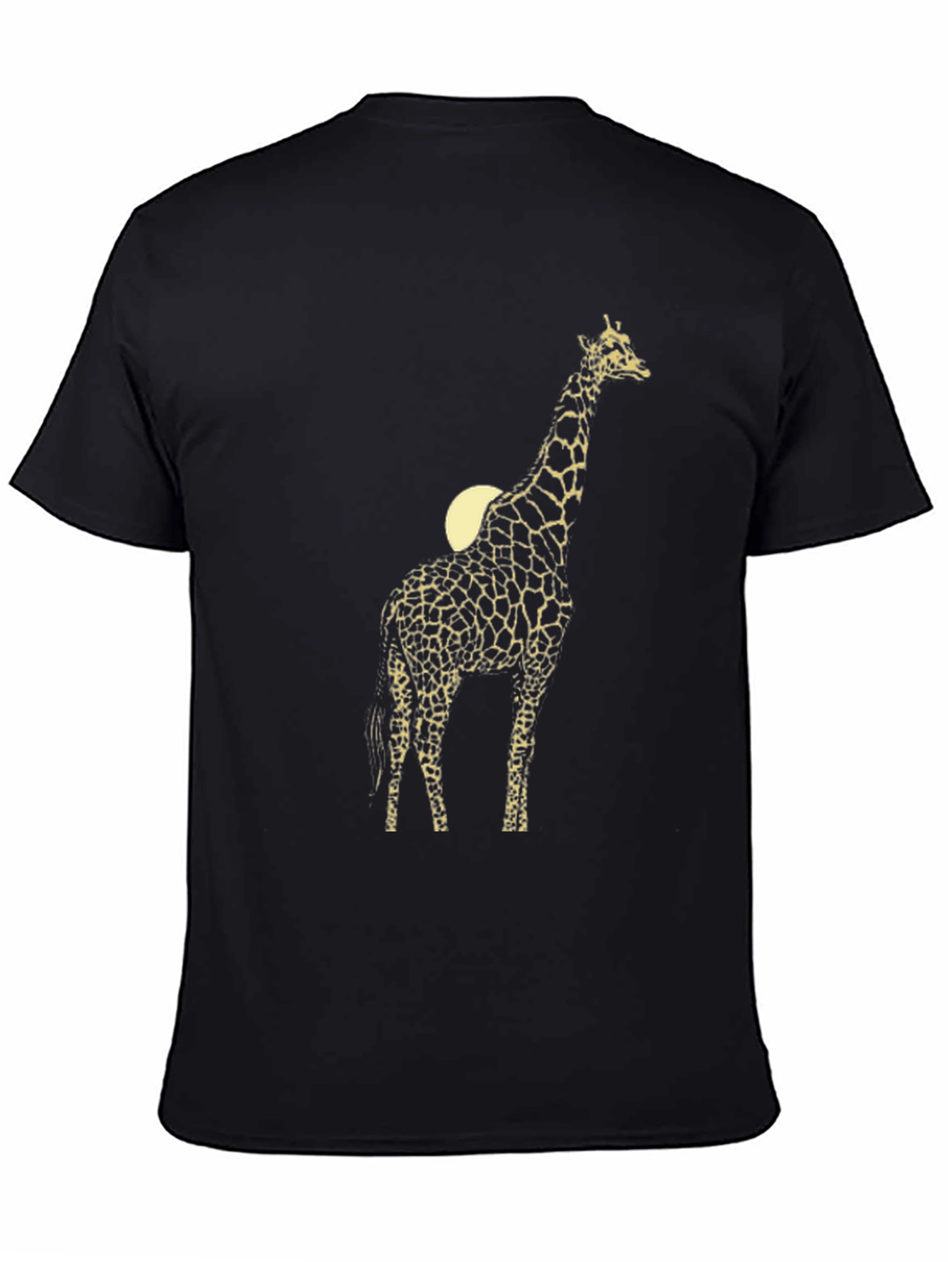 Giraffe Graphic T-Shirt - Black