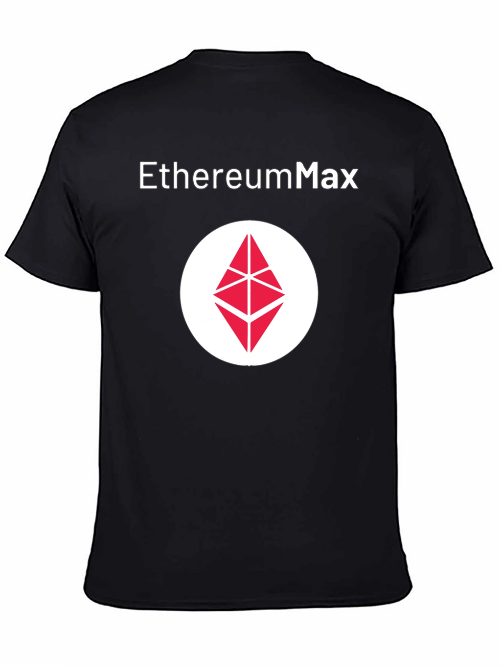 EthereumMax Logo Black T-Shirt