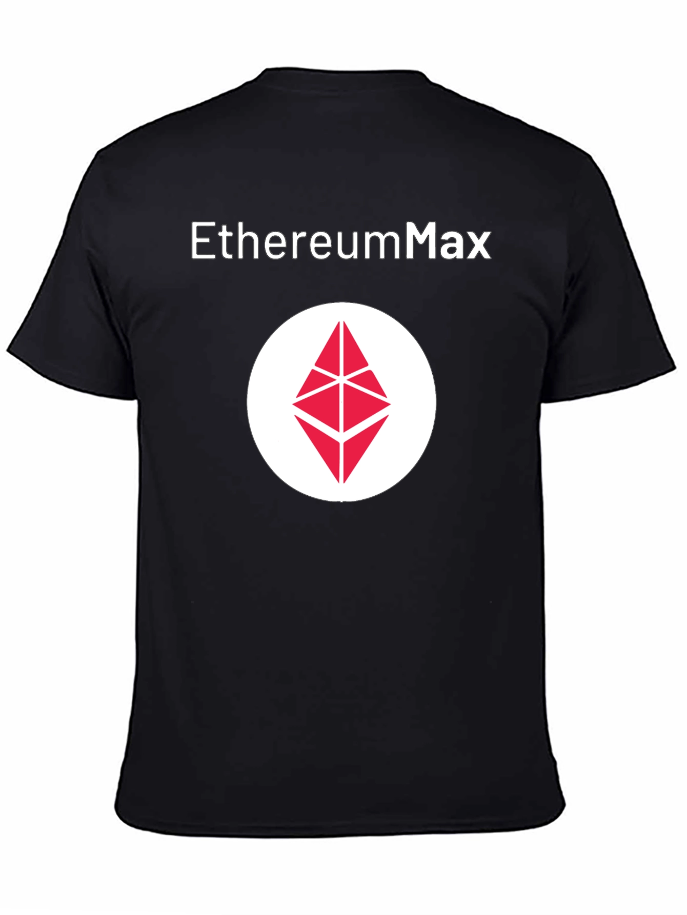 EthereumMax Logo Black T-Shirt
