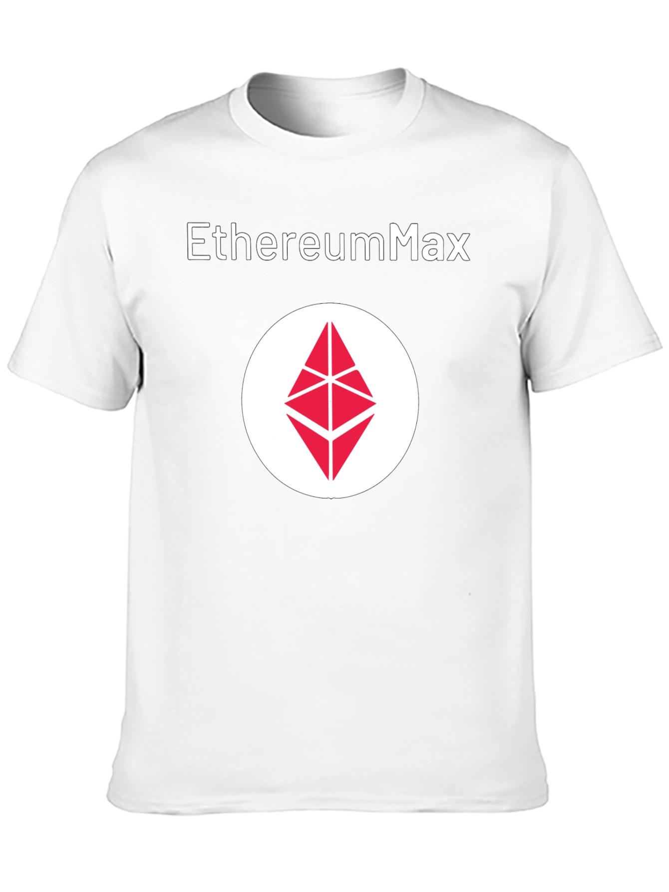 EthereumMax Logo Black T-Shirt