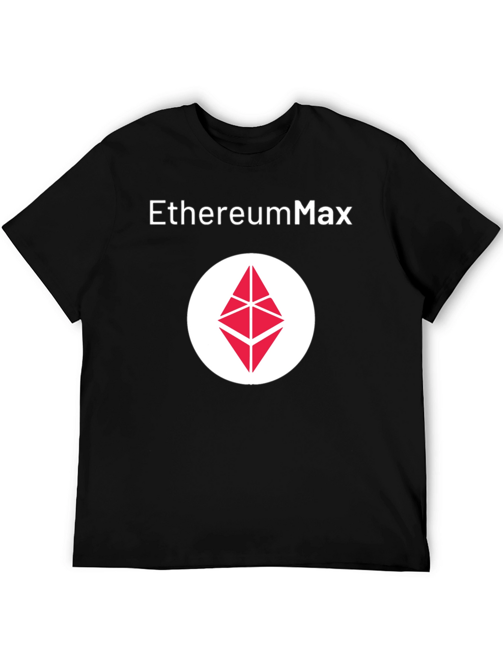 EthereumMax Logo Black T-Shirt