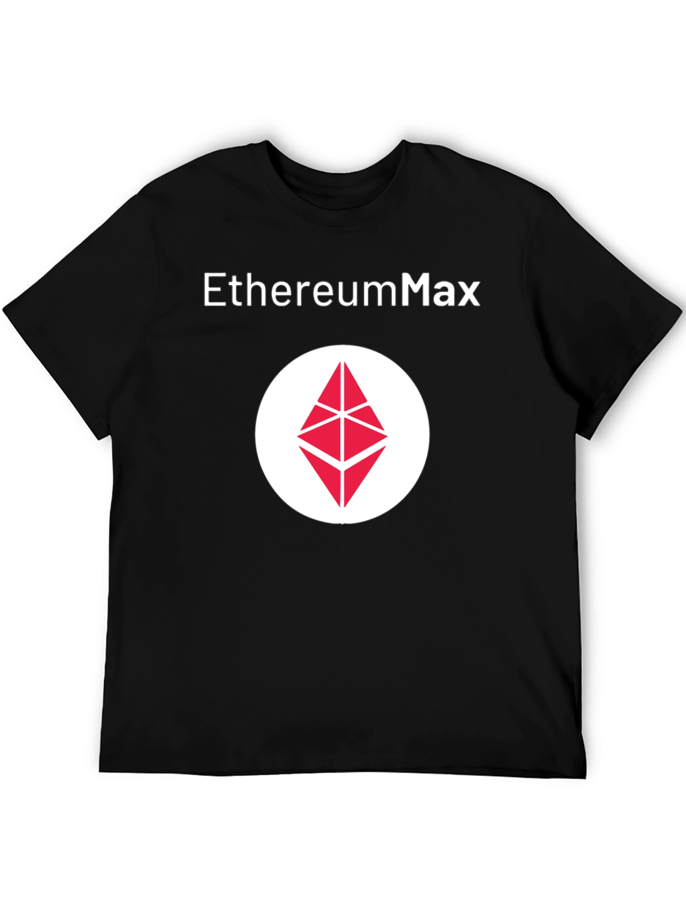 EthereumMax Logo Black T-Shirt