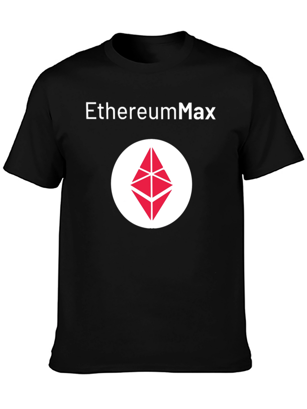 EthereumMax Logo Black T-Shirt