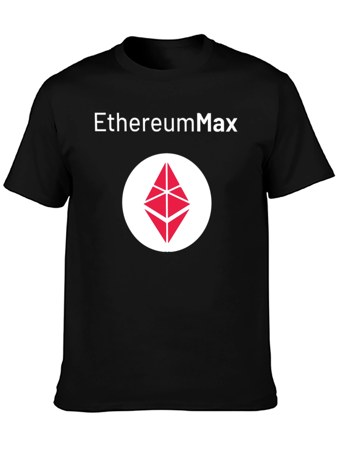 EthereumMax Logo Black T-Shirt