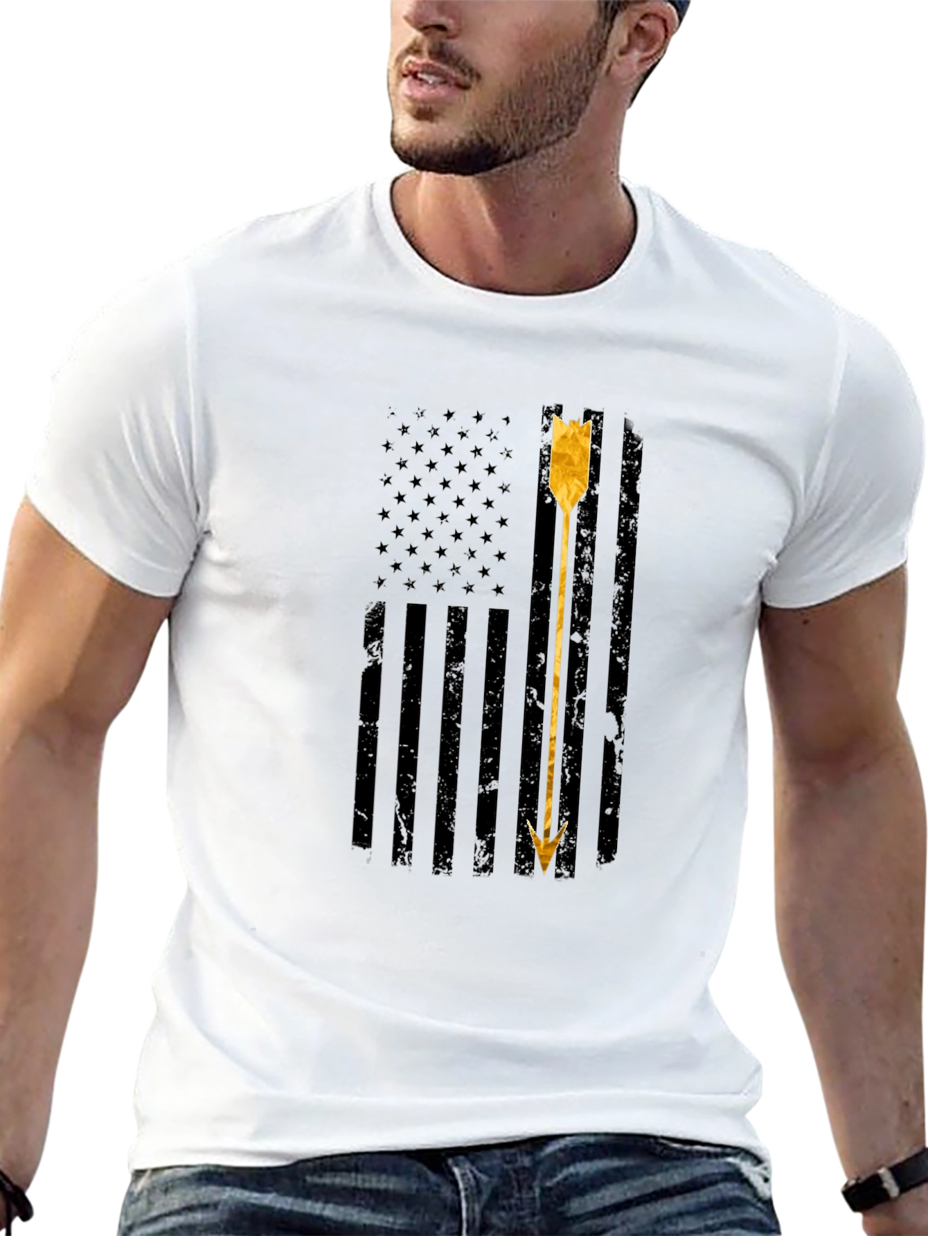 American Flag Arrow Graphic Tee