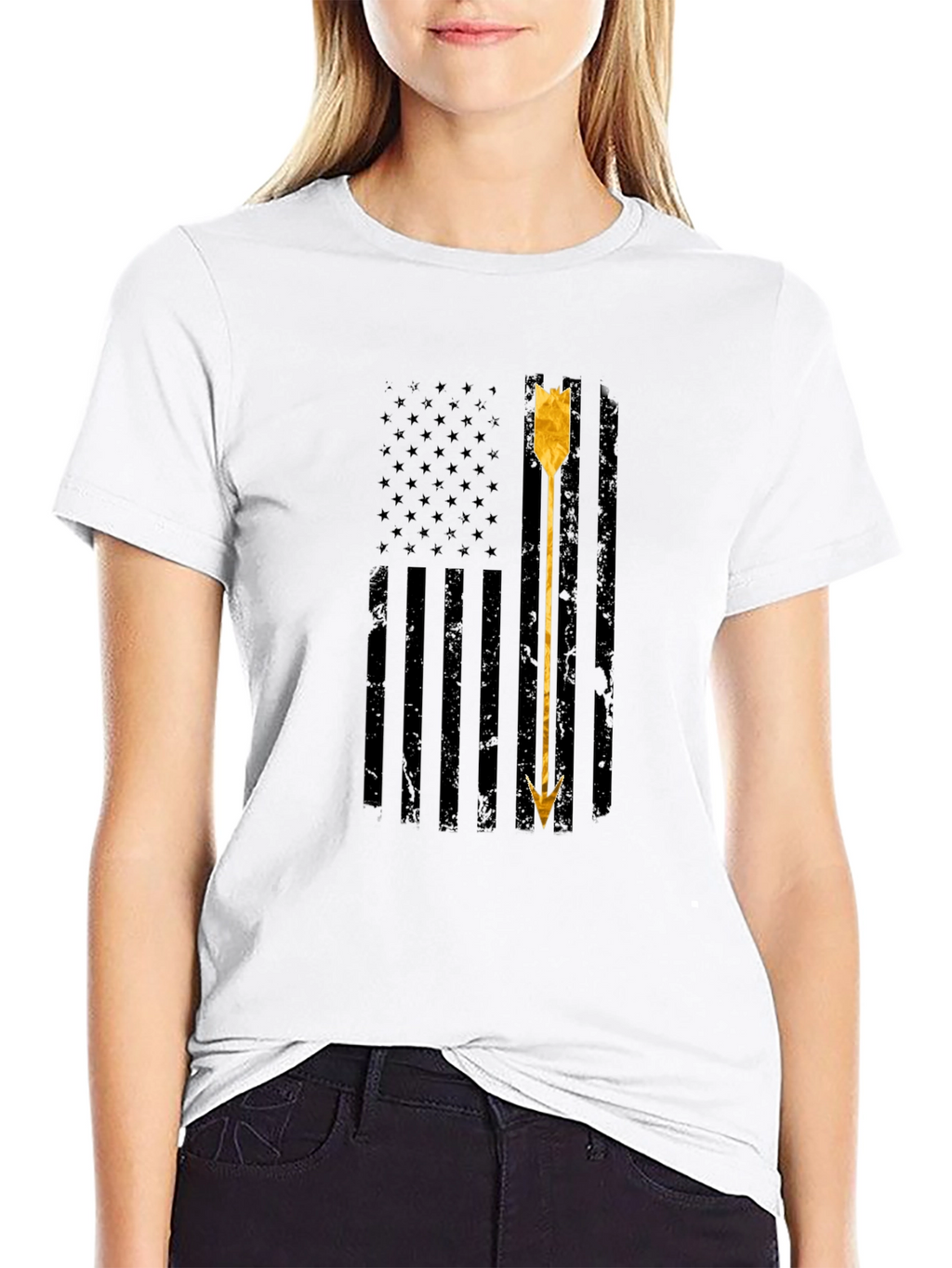 American Flag Arrow Graphic Tee