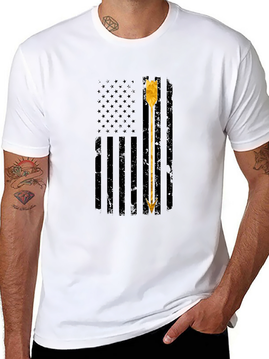 American Flag Arrow Graphic Tee