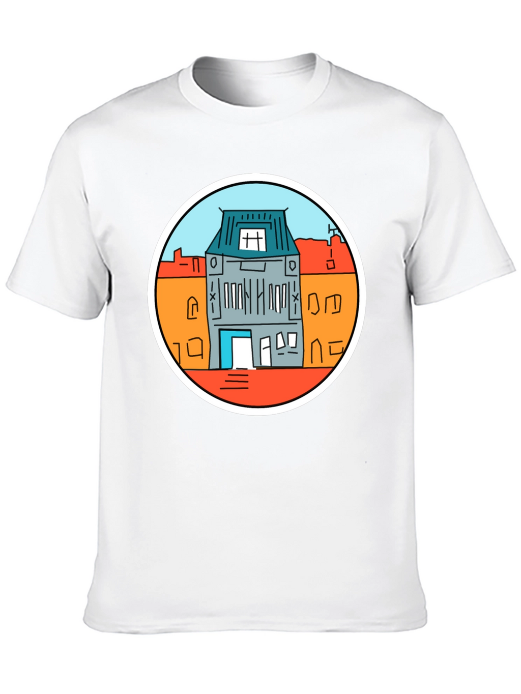 Amsterdam House T-Shirt - Black