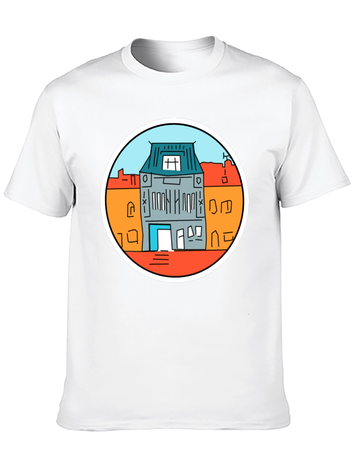 Amsterdam House T-Shirt - Black