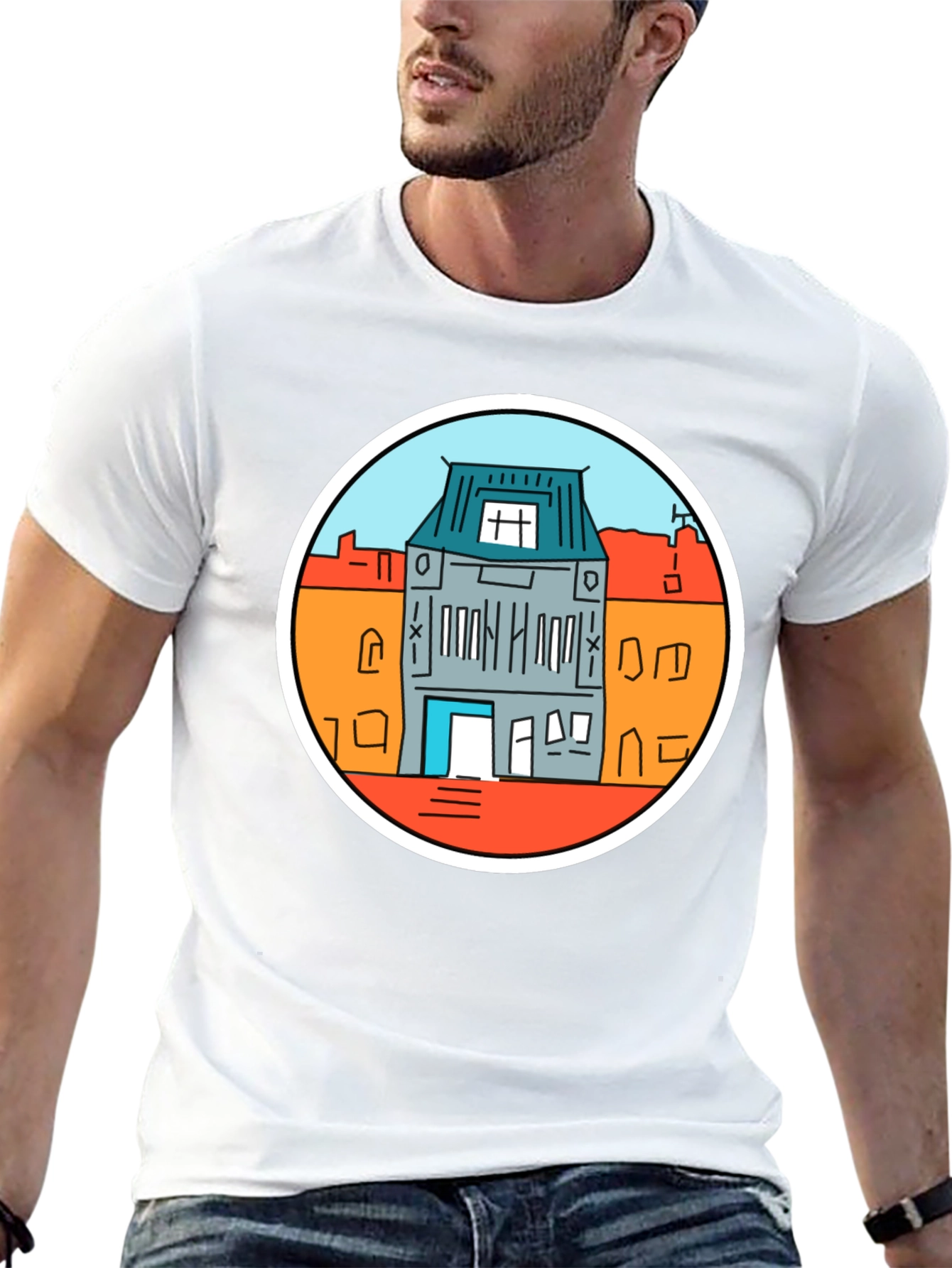 Amsterdam House T-Shirt - Black