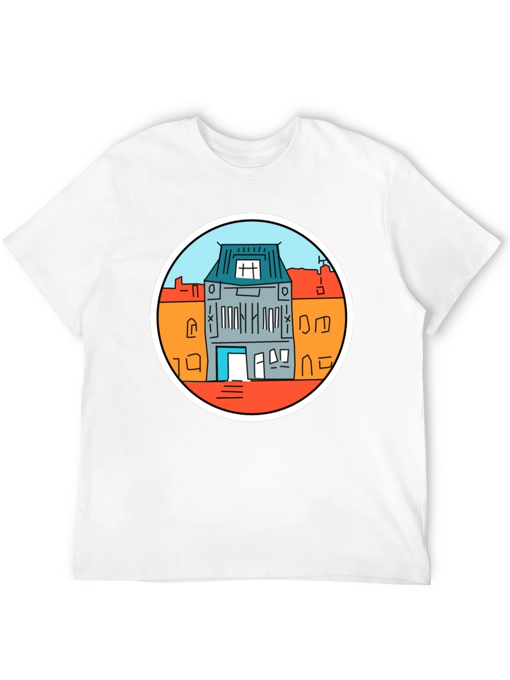 Amsterdam House T-Shirt - Black