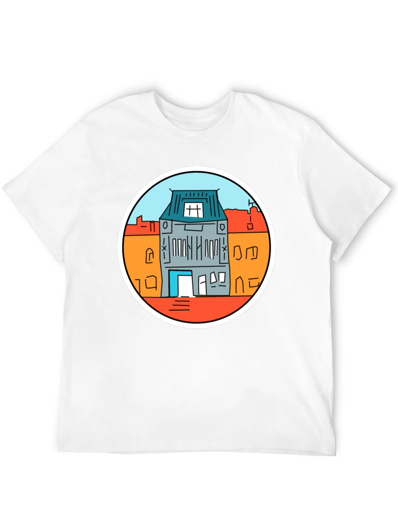 Amsterdam House T-Shirt - Black
