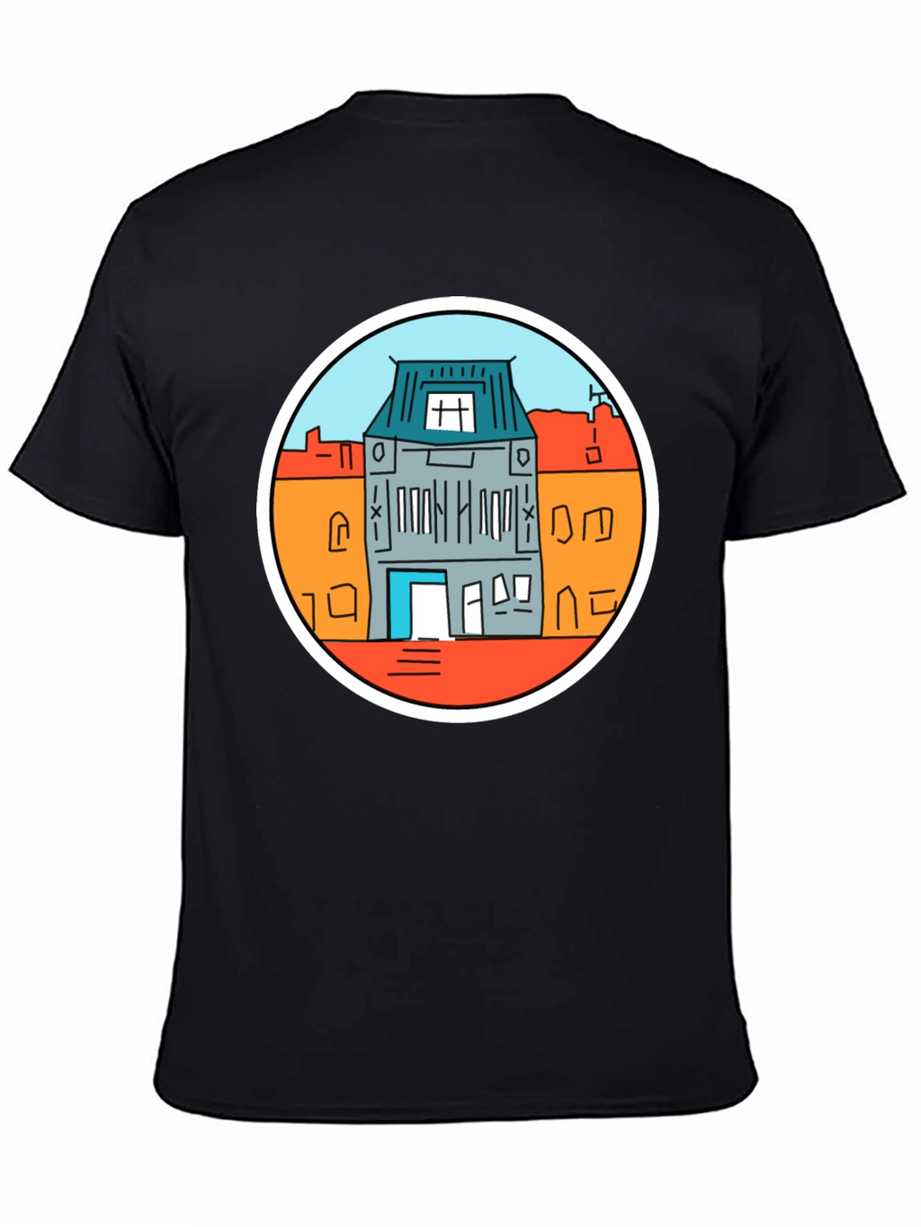 Amsterdam House T-Shirt - Black