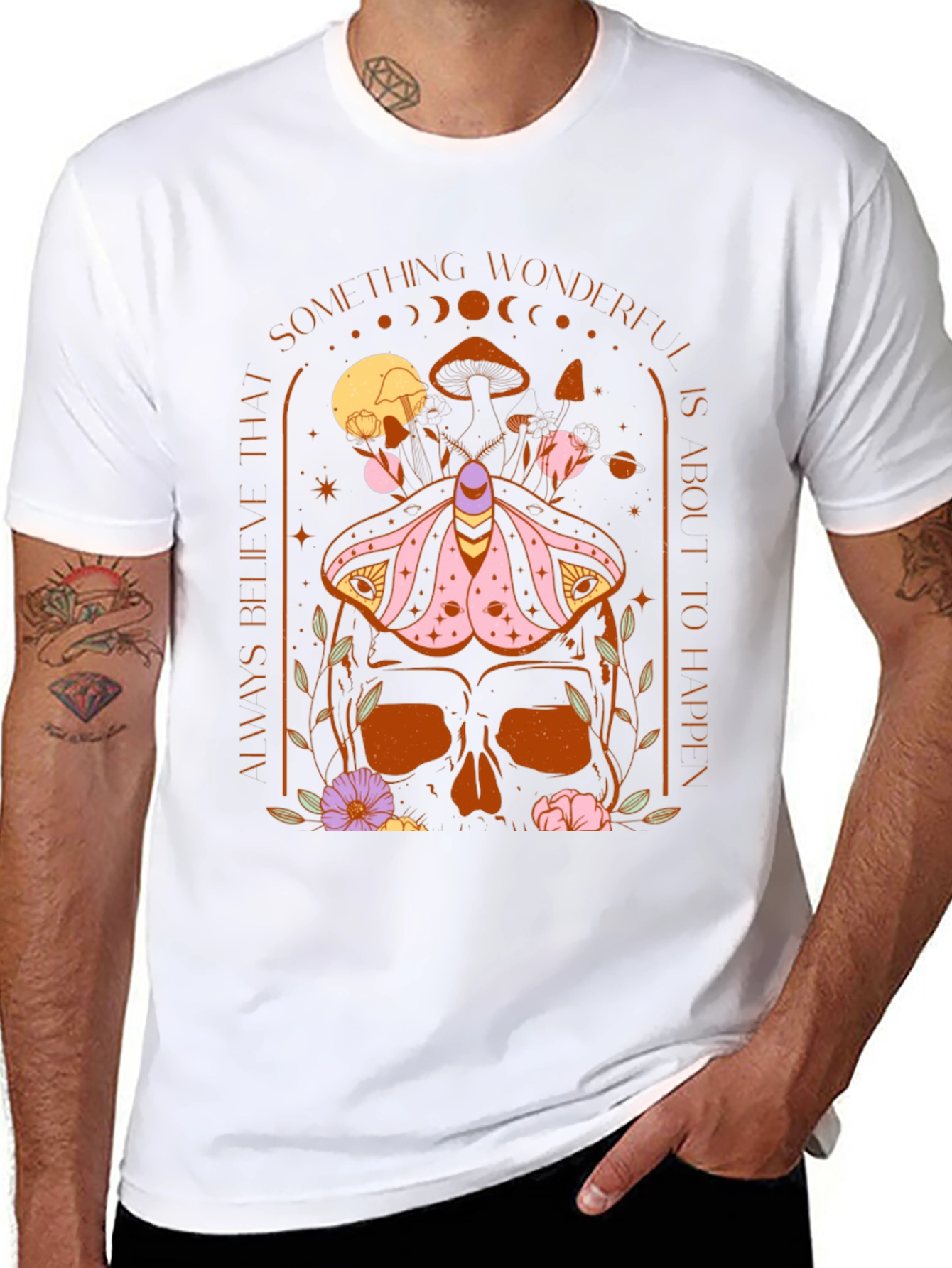 Skull Moth Graphic Tee