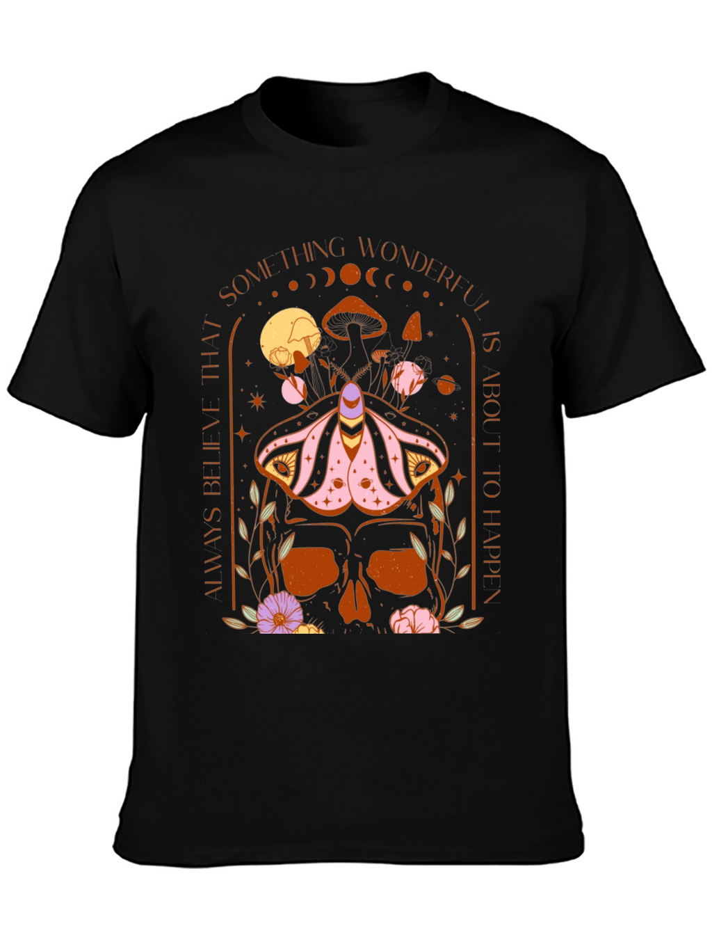 Skull Moth Graphic Tee
