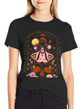 Skull Moth Graphic Tee