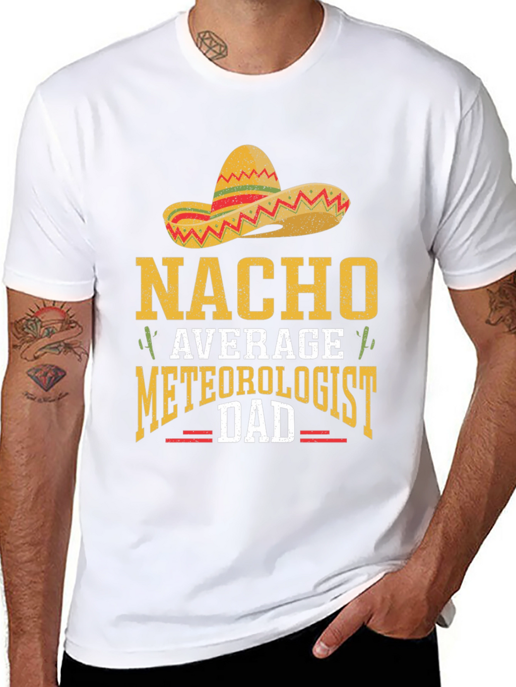 Nacho Average Meteorologist Dad T-Shirt