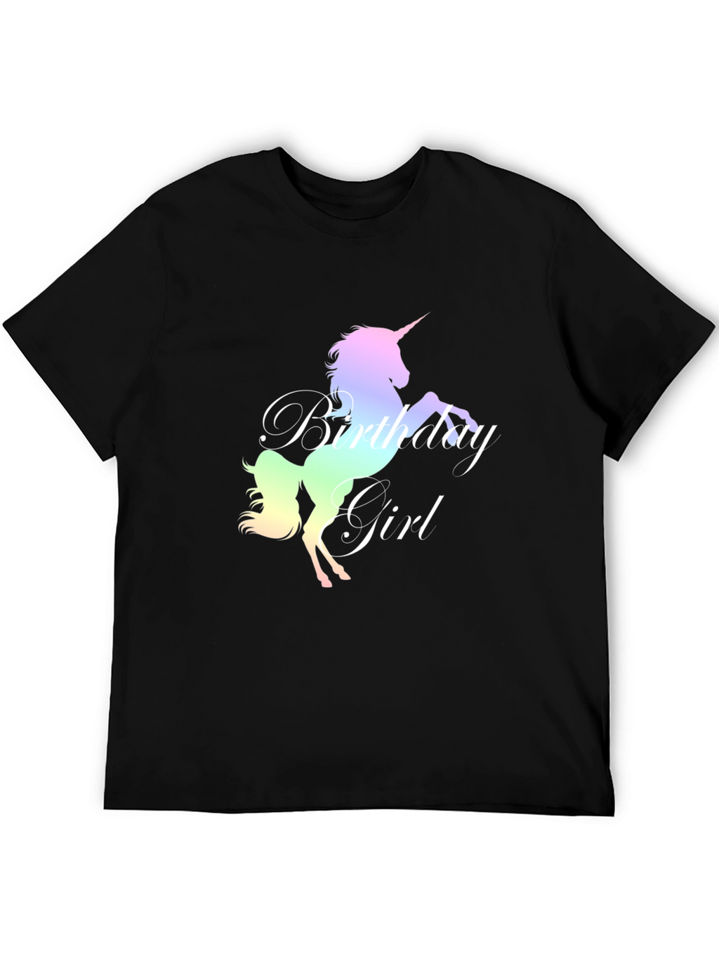 Unicorn Birthday Girl T-Shirt