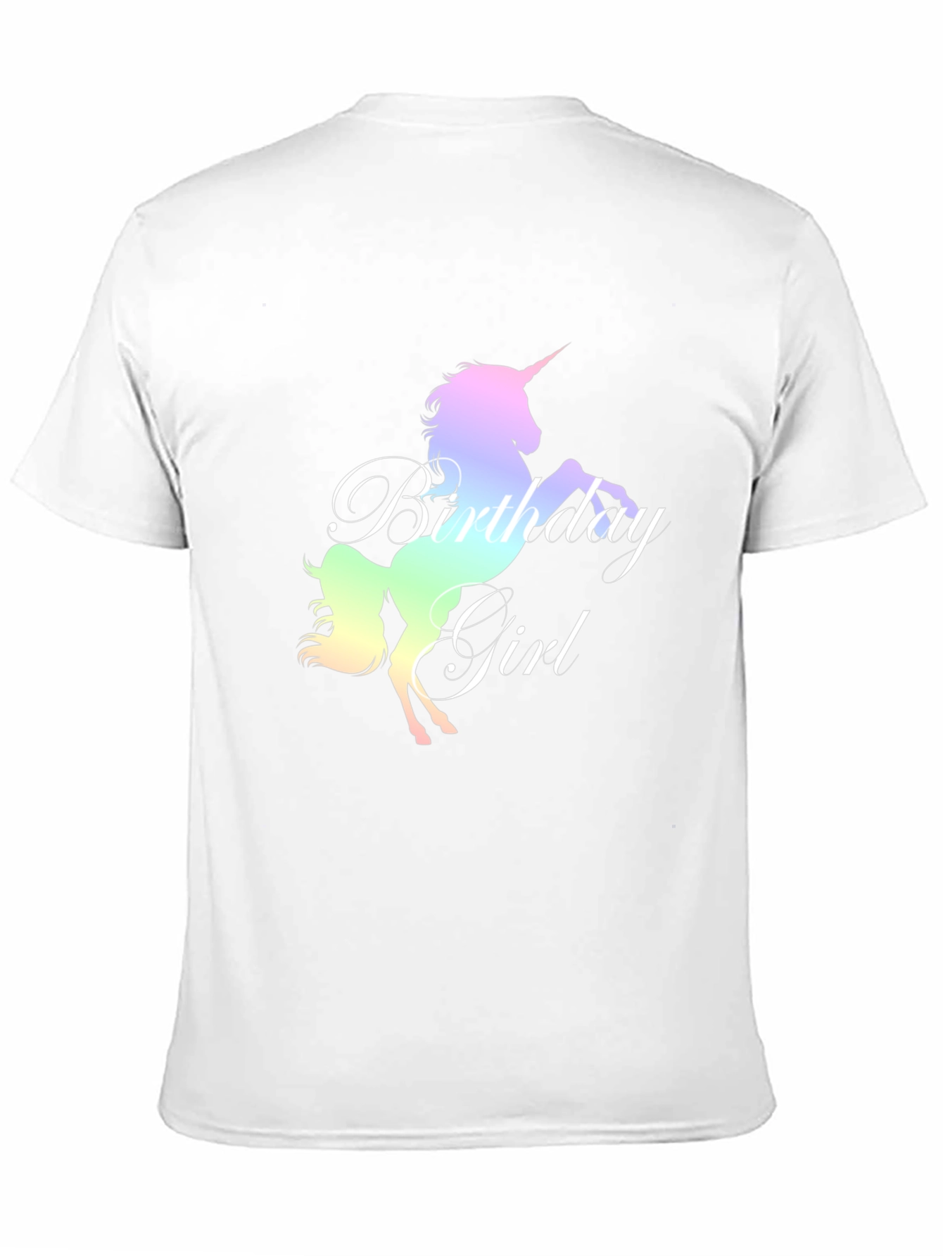 Unicorn Birthday Girl T-Shirt