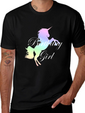 Unicorn Birthday Girl T-Shirt