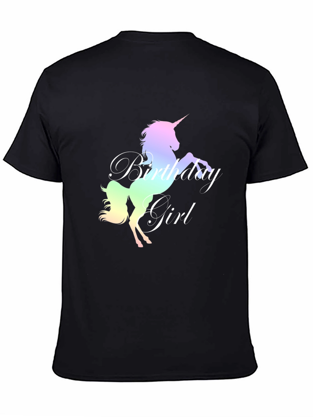 Unicorn Birthday Girl T-Shirt