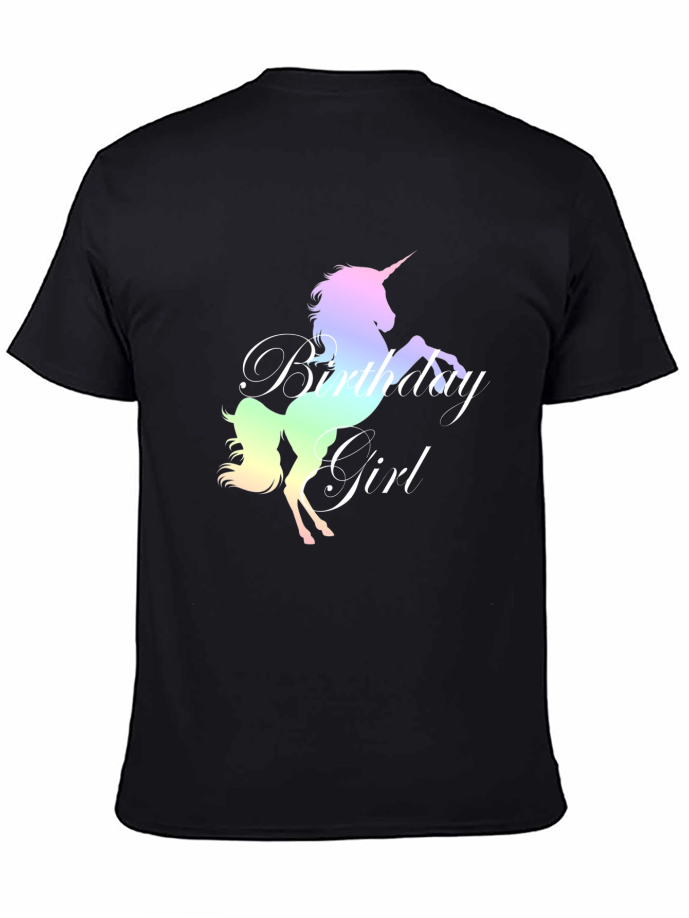 Unicorn Birthday Girl T-Shirt