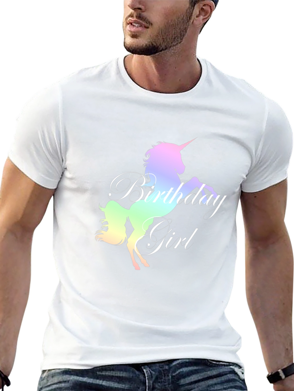 Unicorn Birthday Girl T-Shirt