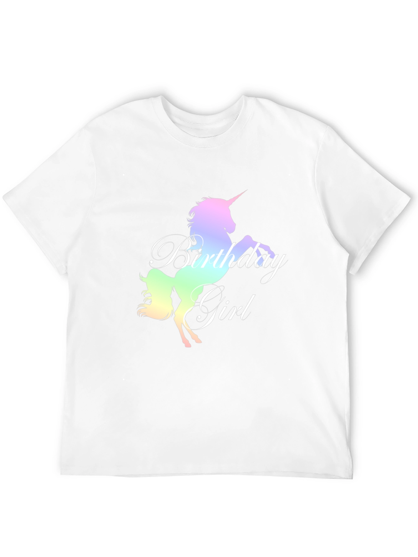 Unicorn Birthday Girl T-Shirt