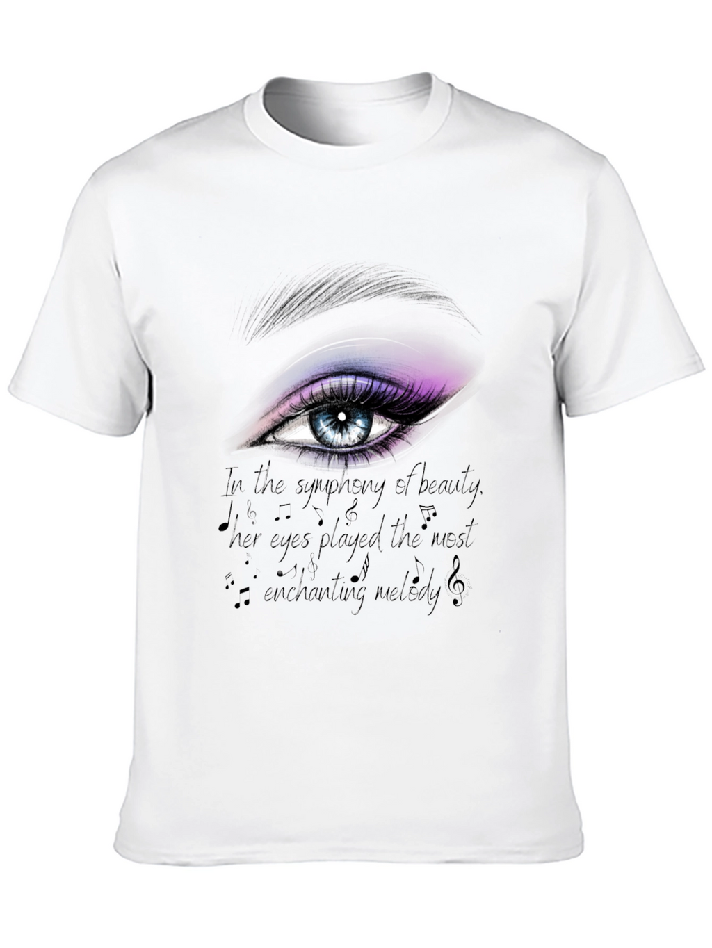 Eye Graphic T-Shirt: Symphony of Beauty