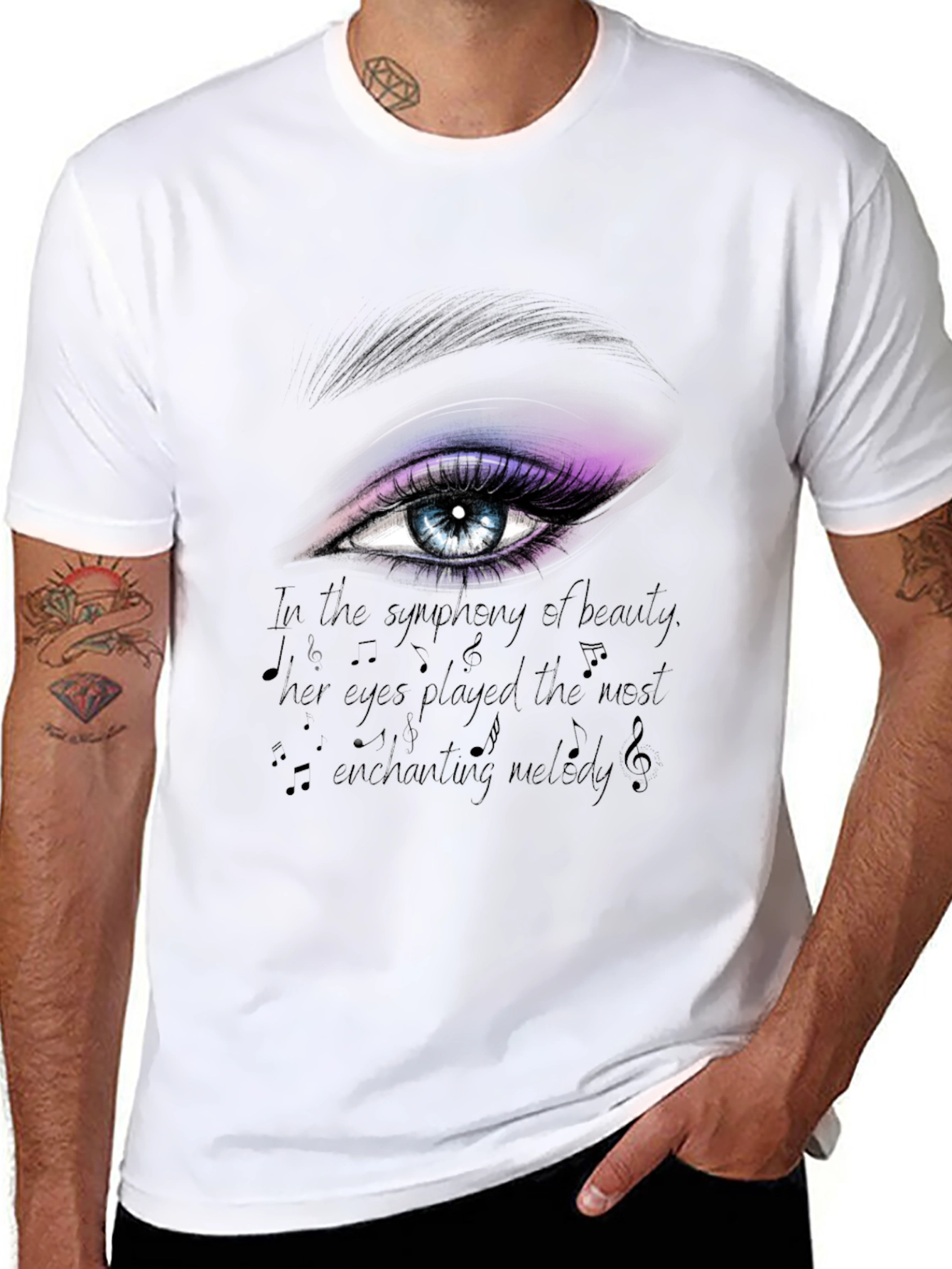 Eye Graphic T-Shirt: Symphony of Beauty