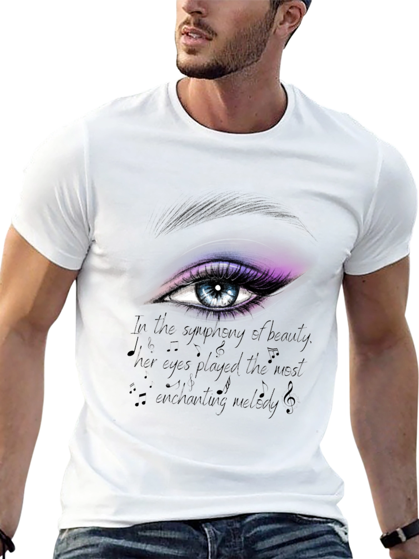 Eye Graphic T-Shirt: Symphony of Beauty