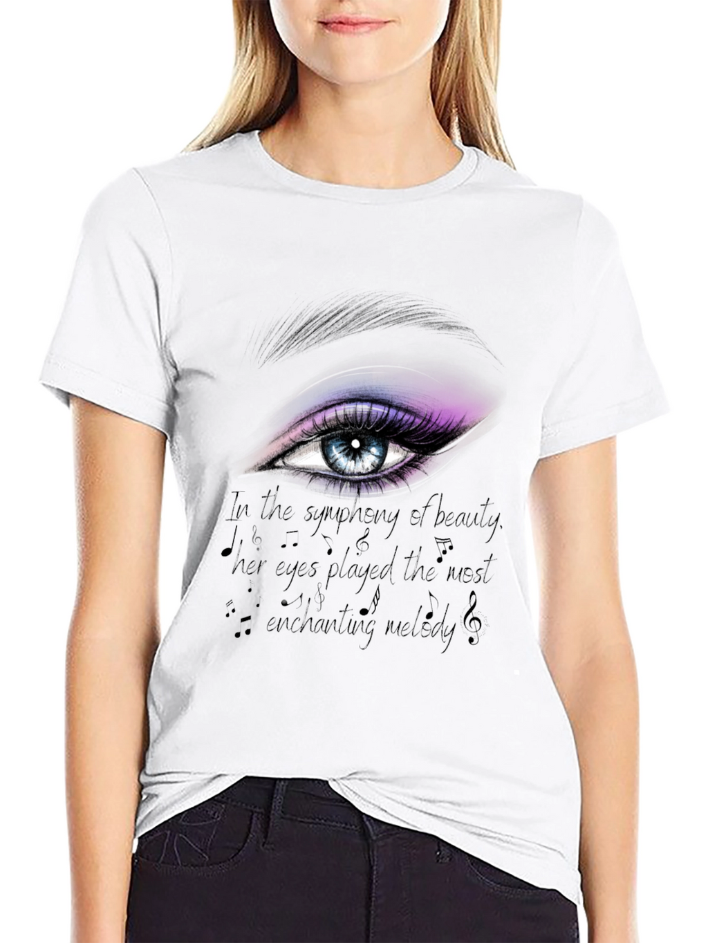 Eye Graphic T-Shirt: Symphony of Beauty