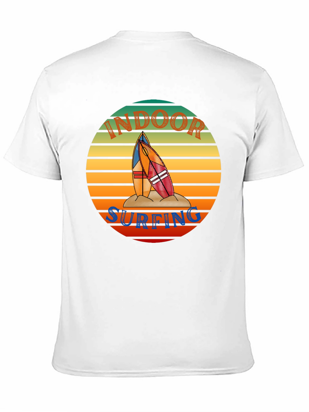 Indoor Surfing T-Shirt - Retro Surf Design
