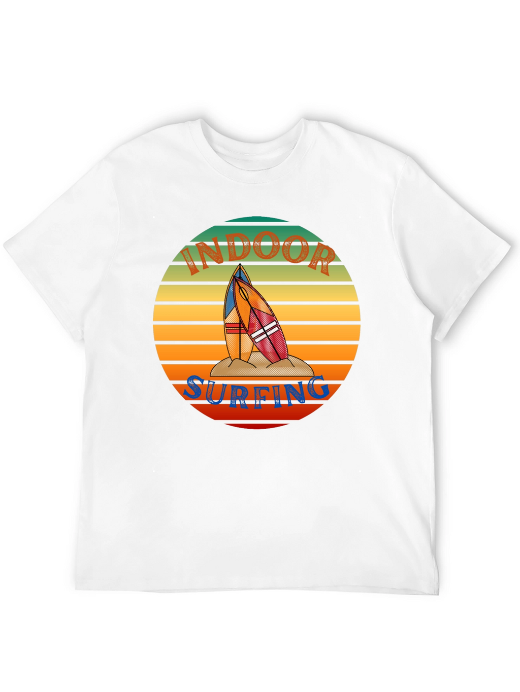 Indoor Surfing T-Shirt - Retro Surf Design
