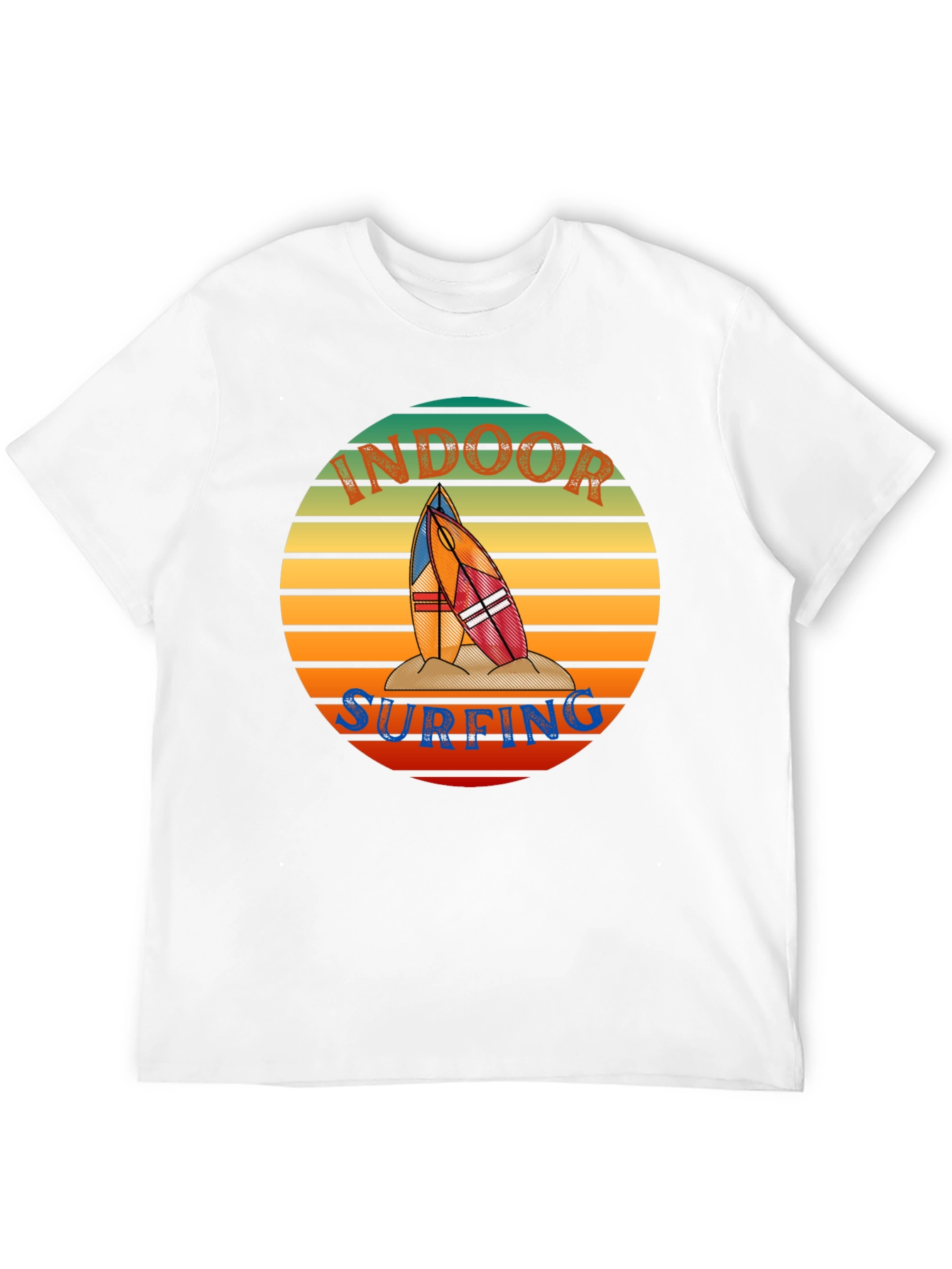 Indoor Surfing T-Shirt - Retro Surf Design