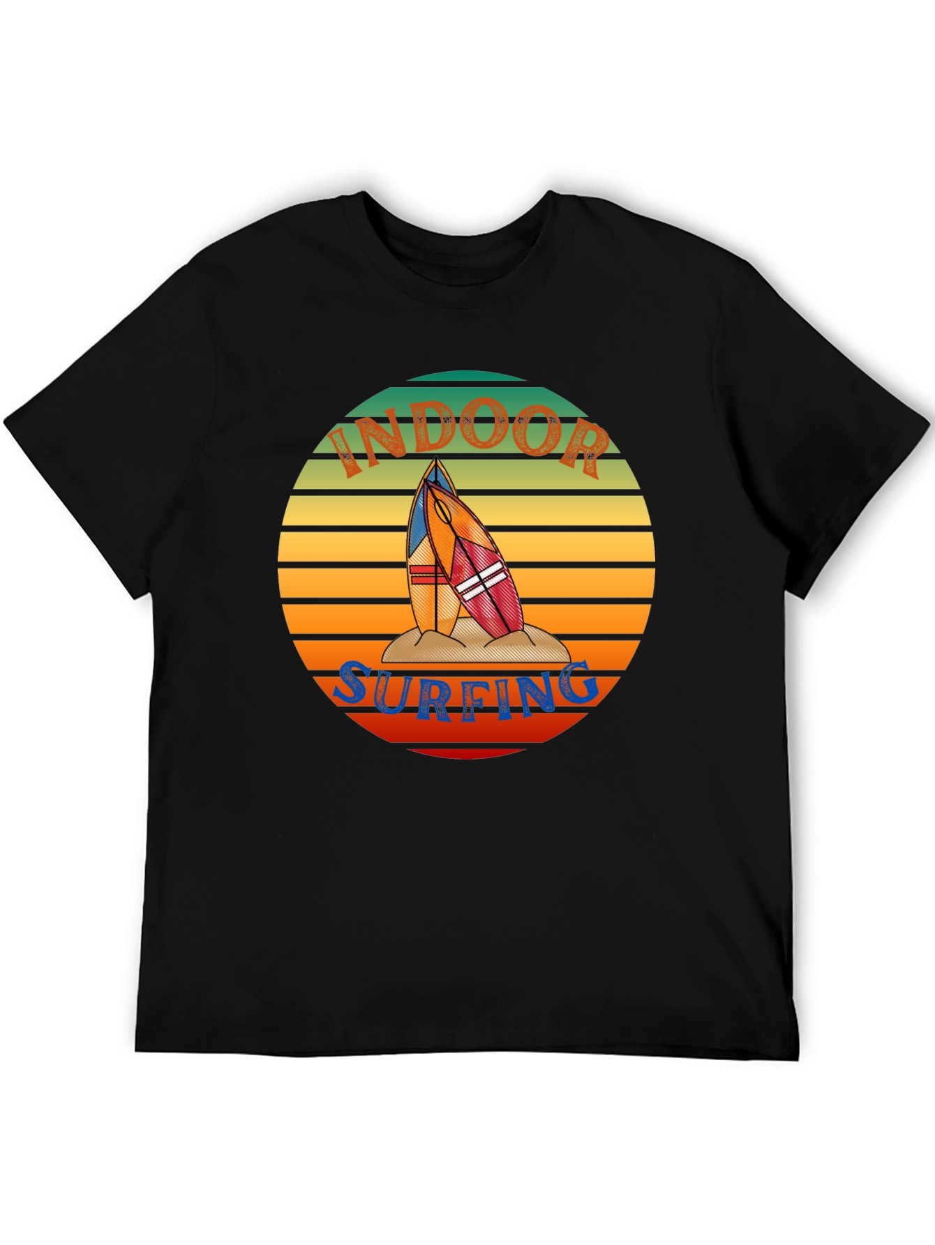 Indoor Surfing T-Shirt - Retro Surf Design