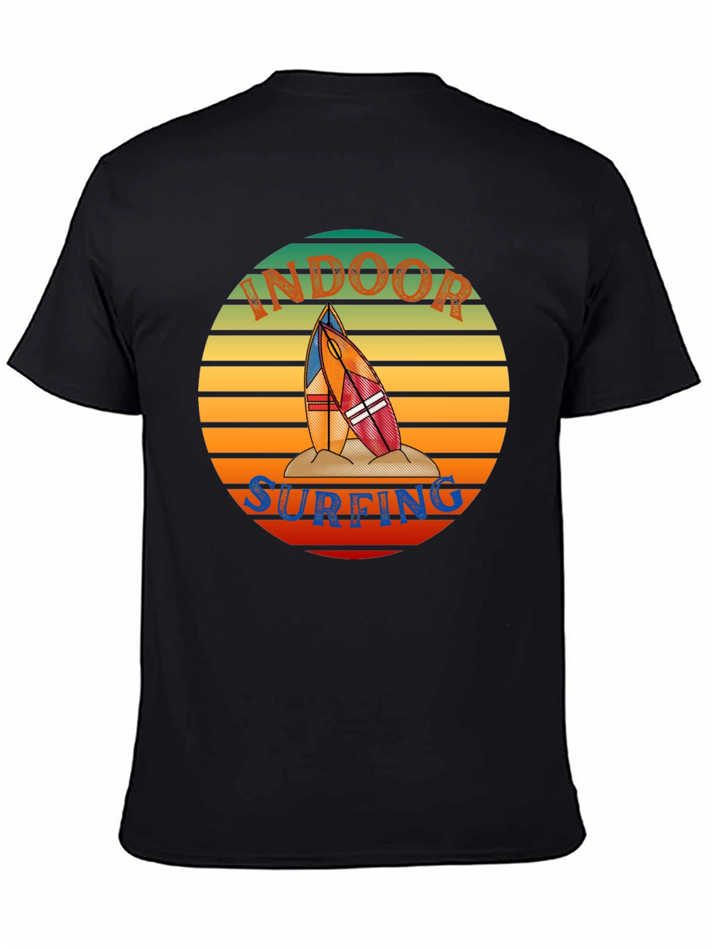 Indoor Surfing T-Shirt - Retro Surf Design