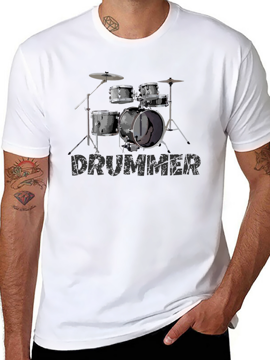 Drummer T-Shirt - Black