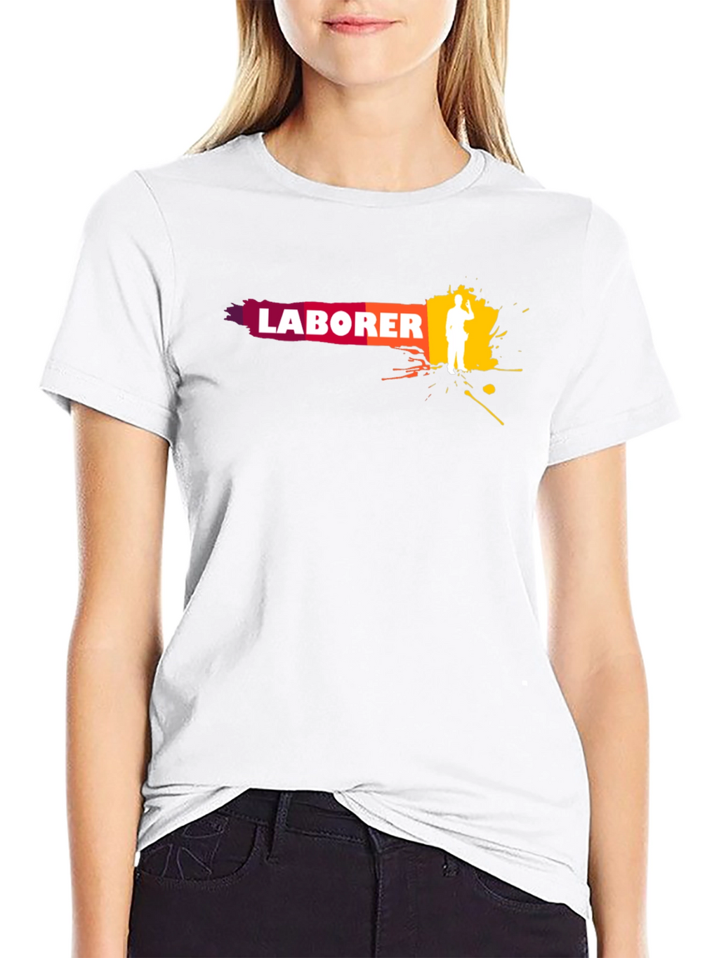 Laborer Graphic Tee - Stylish Workwear T-Shirt