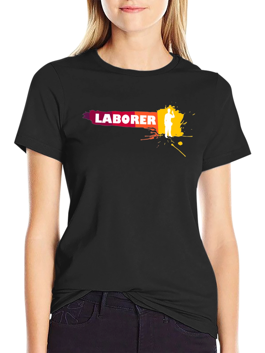 Laborer Graphic Tee - Stylish Workwear T-Shirt