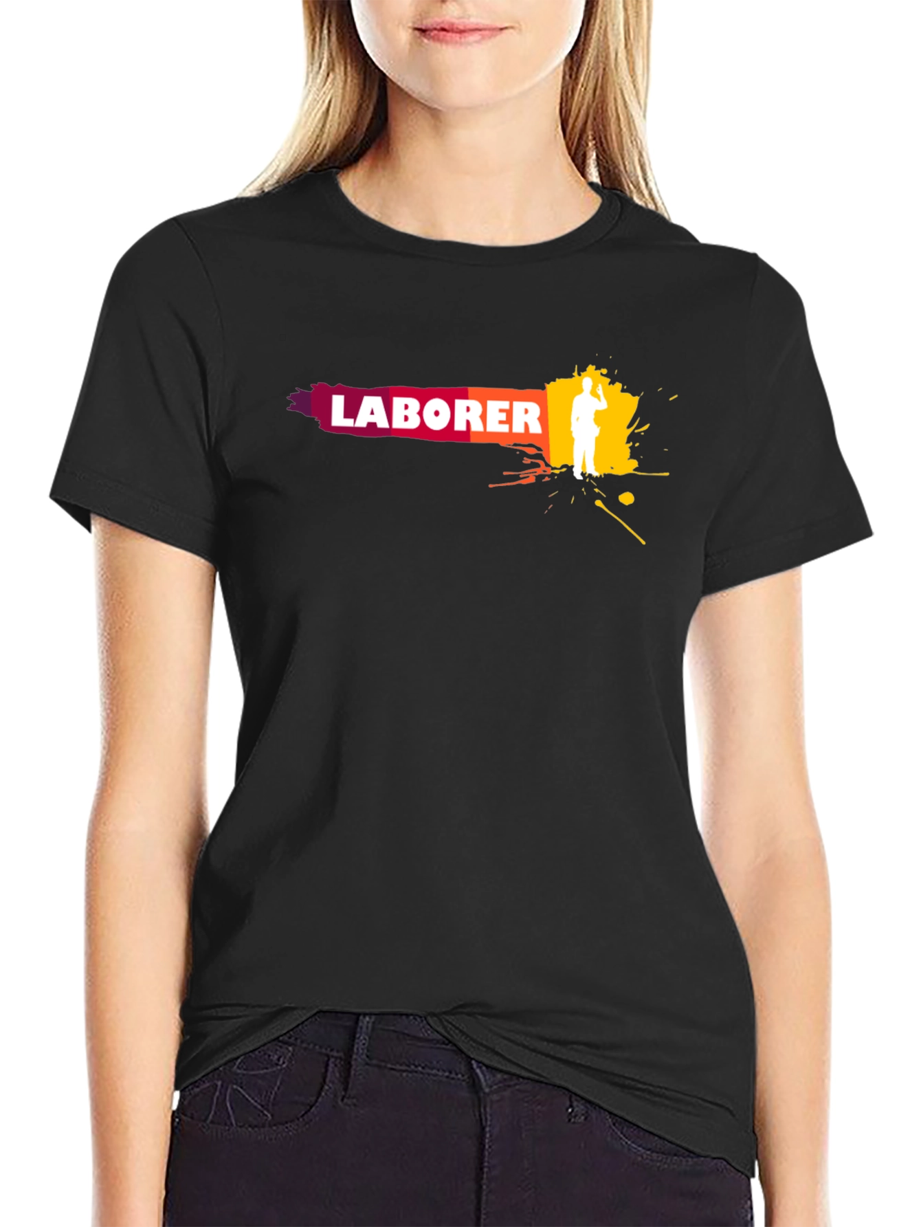 Laborer Graphic Tee - Stylish Workwear T-Shirt