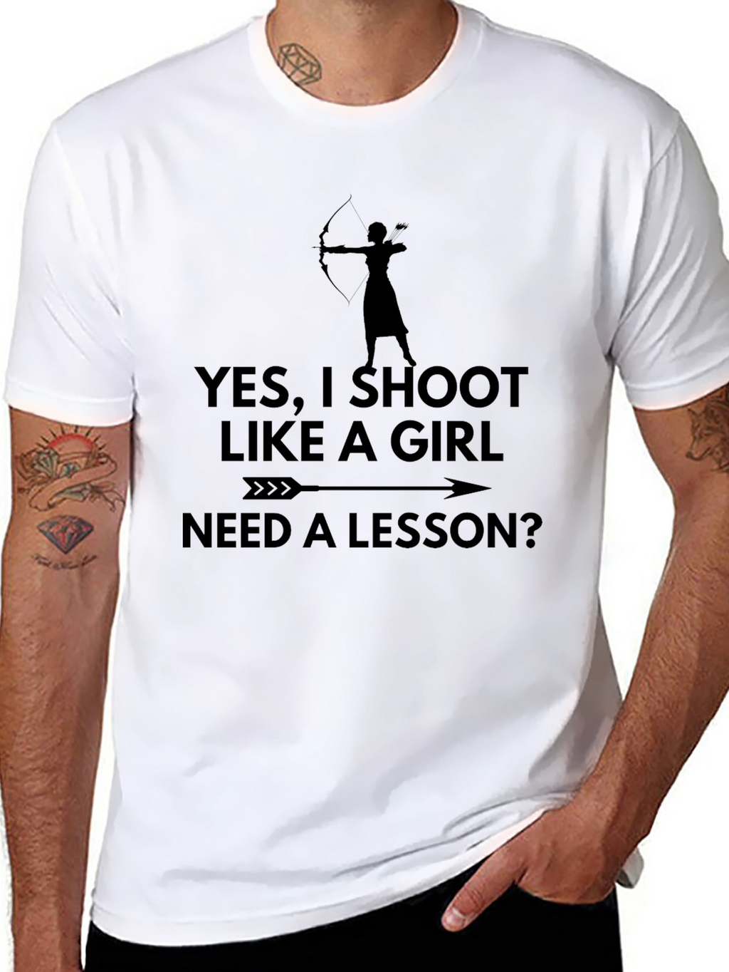 Yes I Shoot Like A Girl T-Shirt