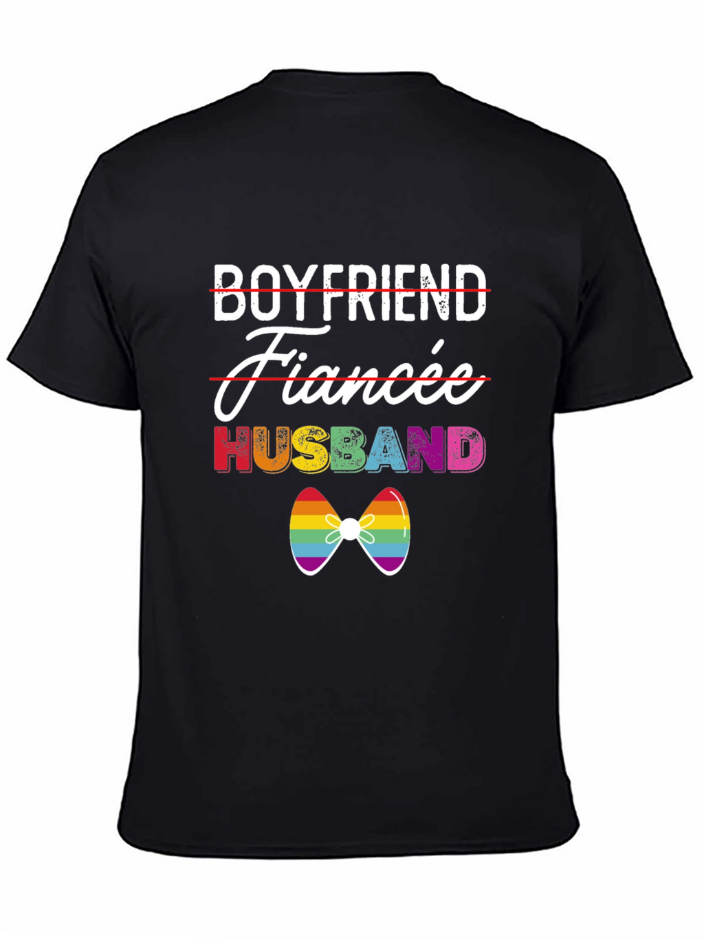 Husband Pride LGBTQ+ T-Shirt Gay Wedding Tee