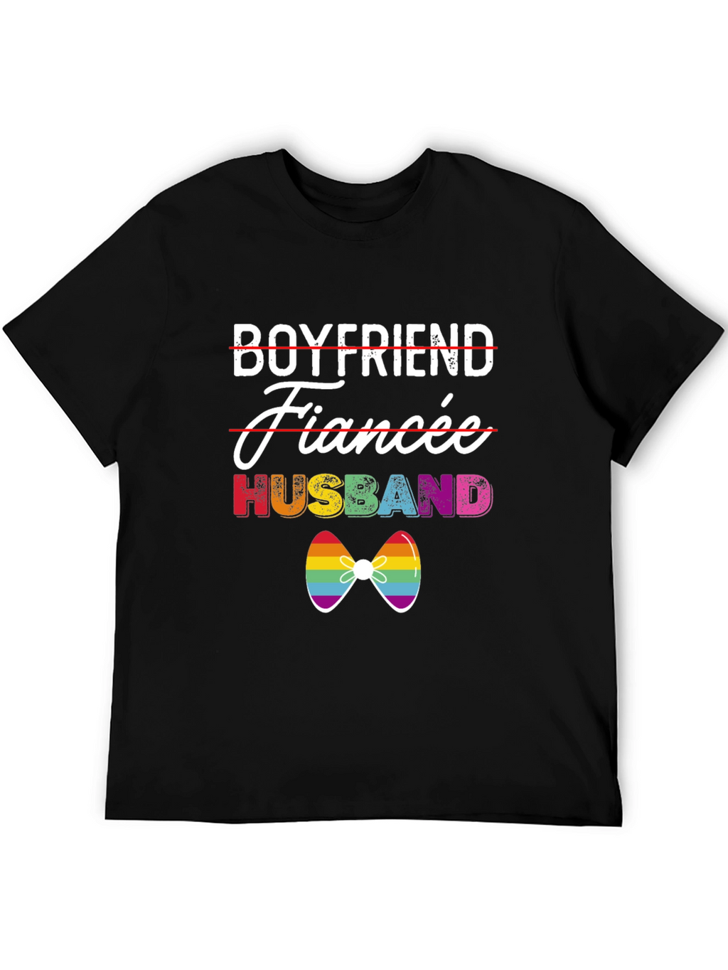 Husband Pride LGBTQ+ T-Shirt Gay Wedding Tee