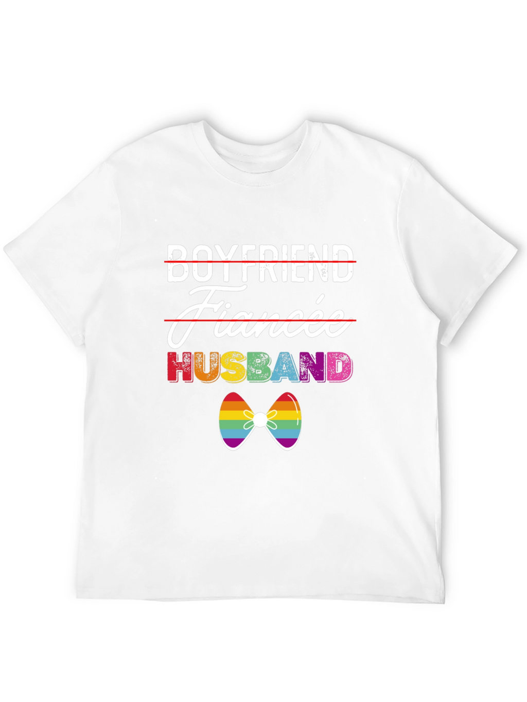 Husband Pride LGBTQ+ T-Shirt Gay Wedding Tee