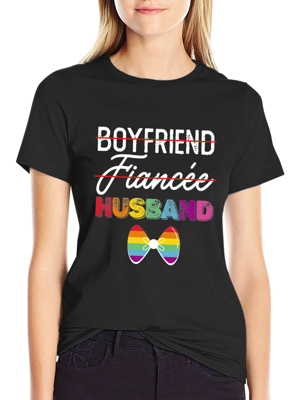 Husband Pride LGBTQ+ T-Shirt Gay Wedding Tee