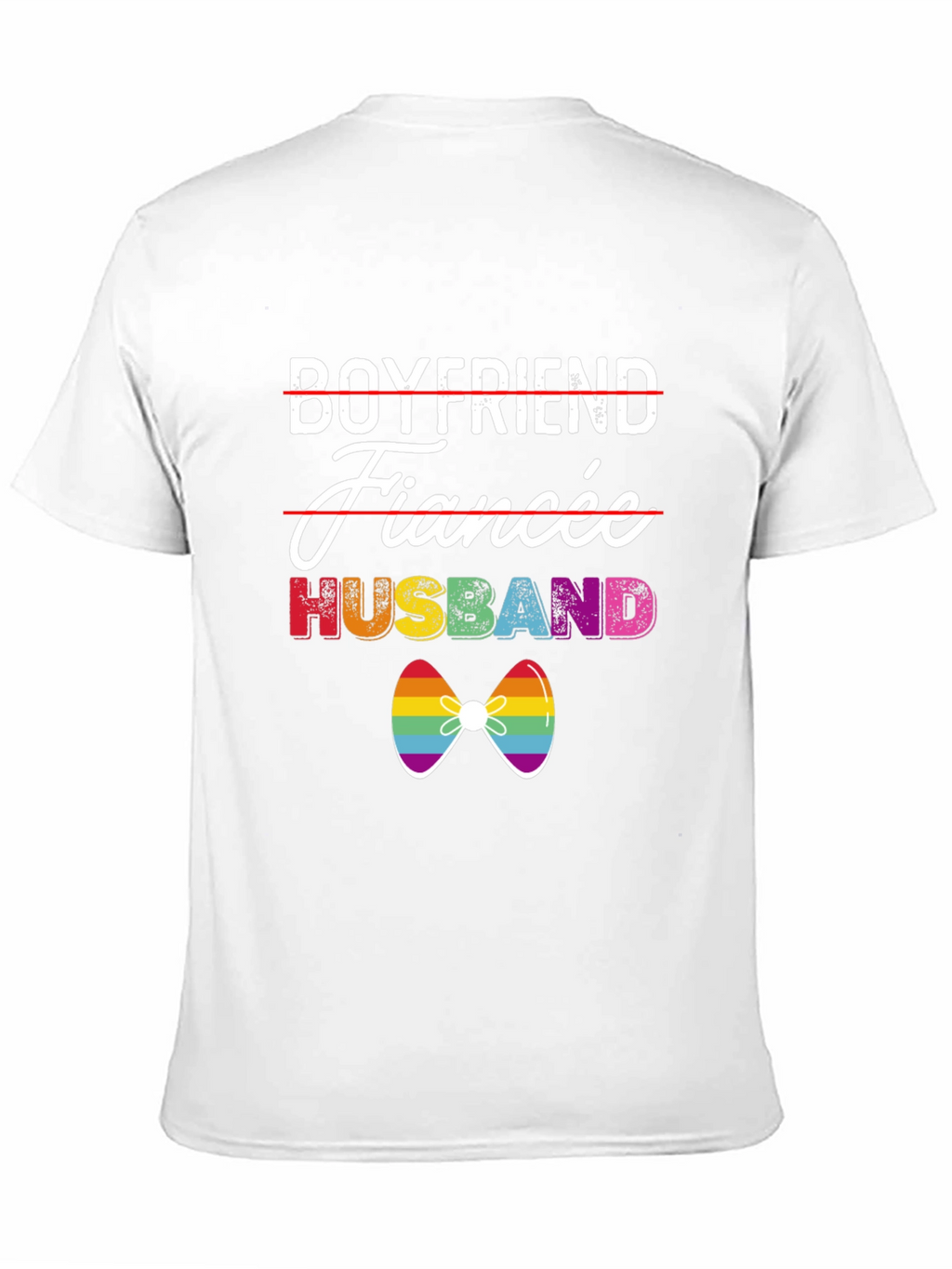 Husband Pride LGBTQ+ T-Shirt Gay Wedding Tee